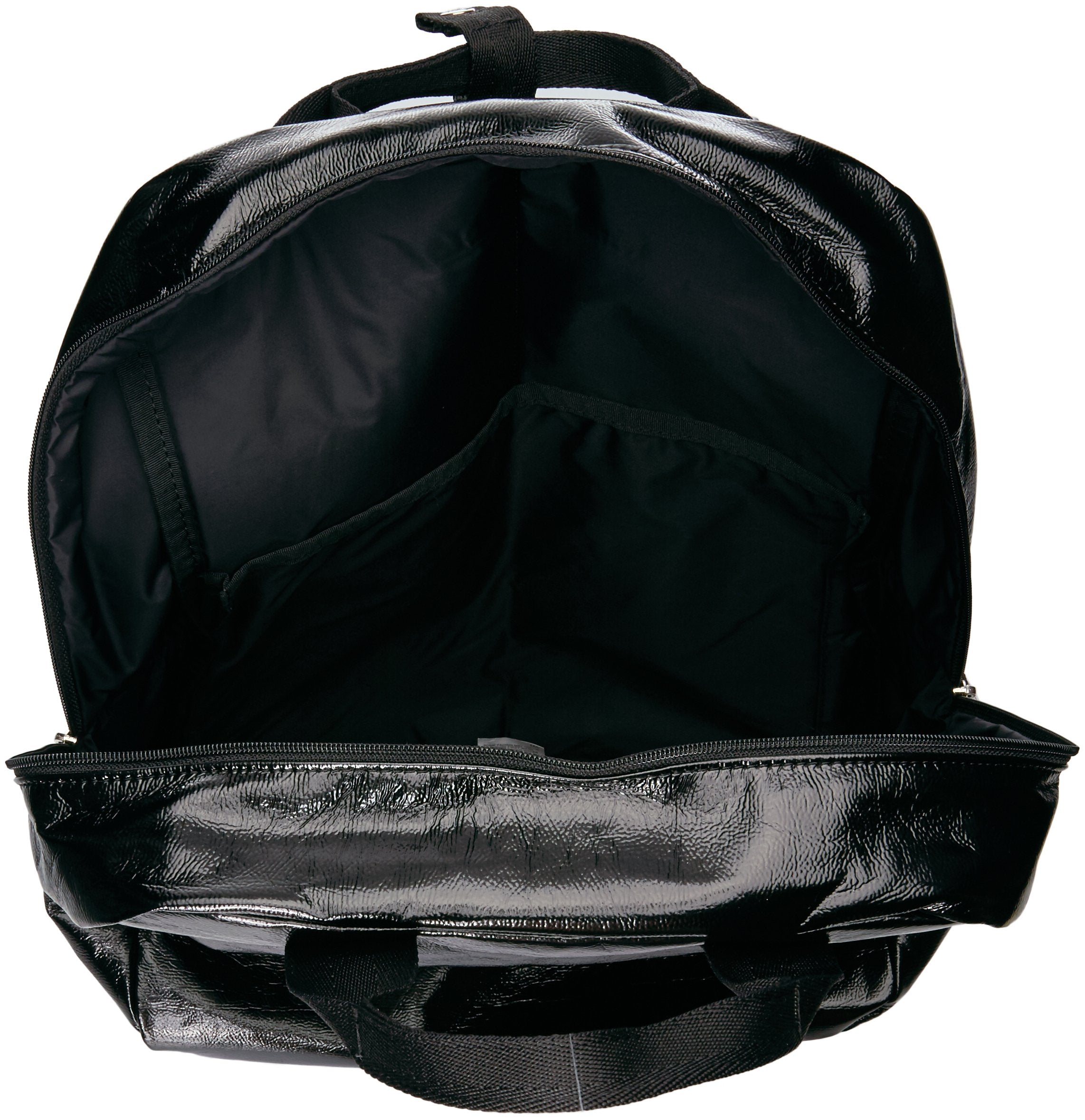 Black Crinkle Patent