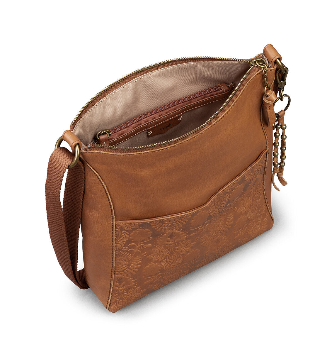 Tobacco Floral Embossed