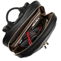 beaux leather backpack by knomo Knomo London Mayfair Luxe Beaux 14" Backpack – Luggage Online