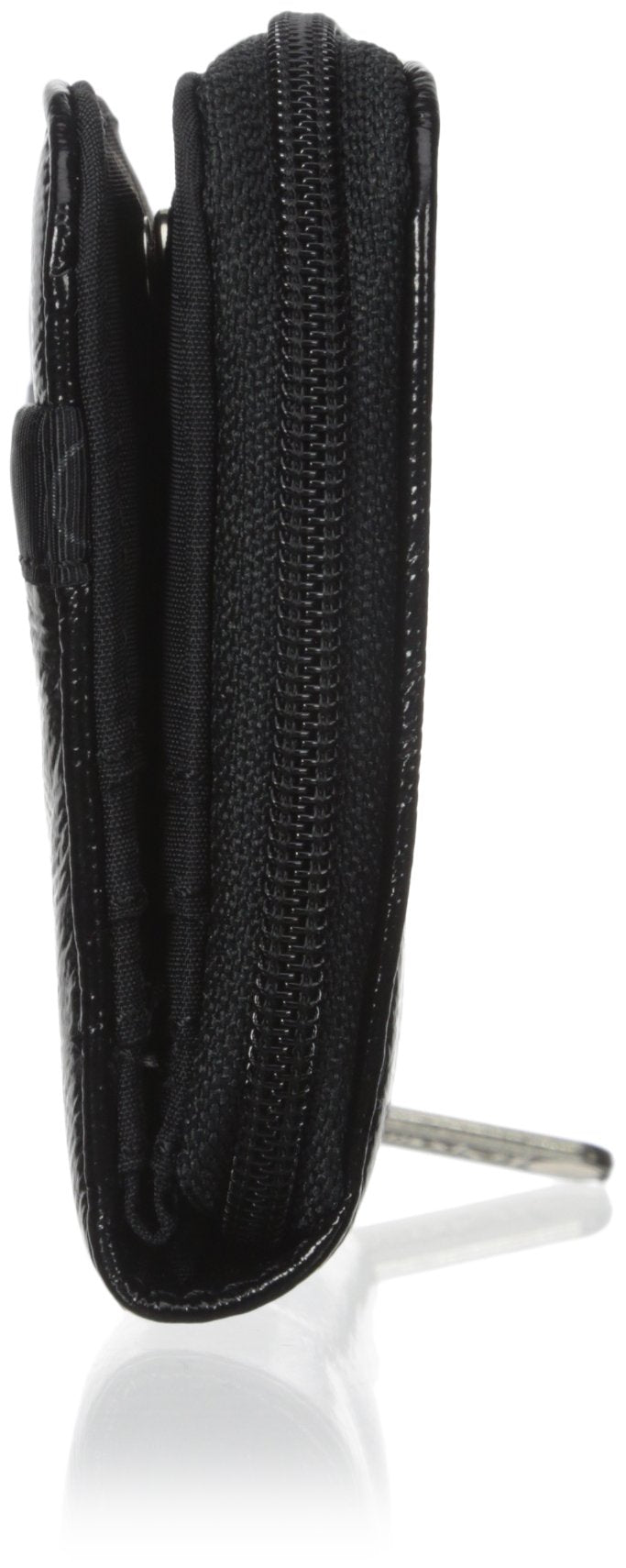 Black Crinkle Patent