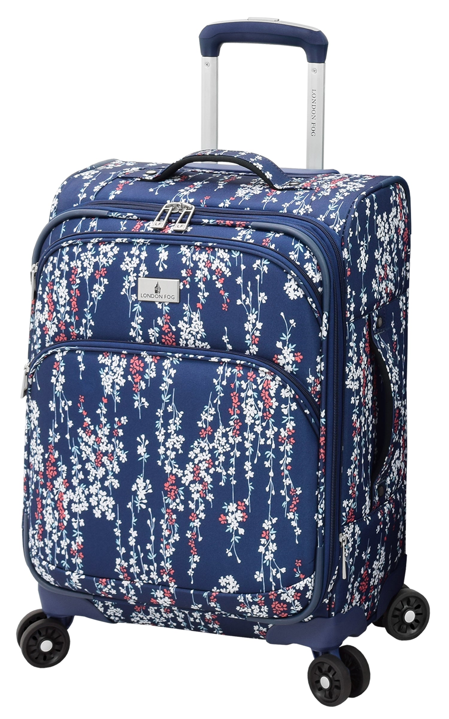 Navy White Floral
