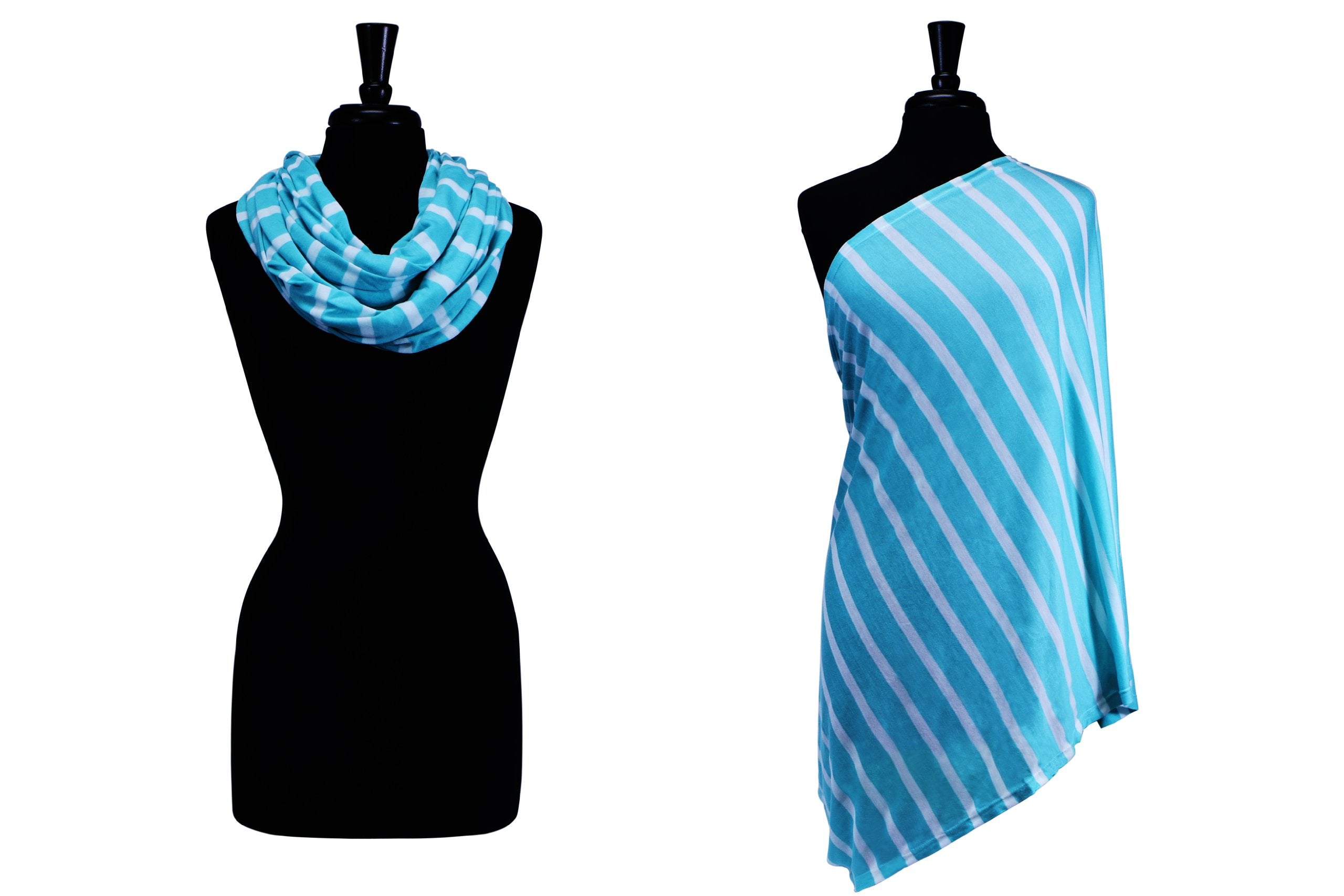 Turquoise Seaside Stripe