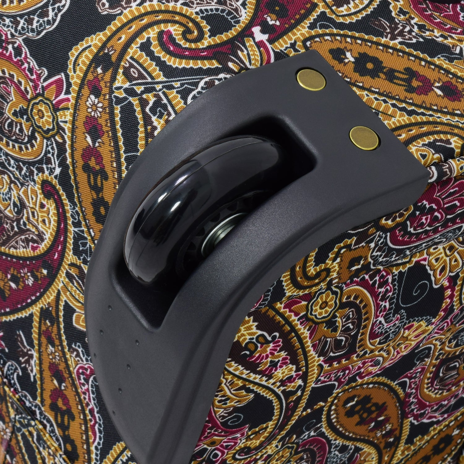 Black Gold Plum Paisley