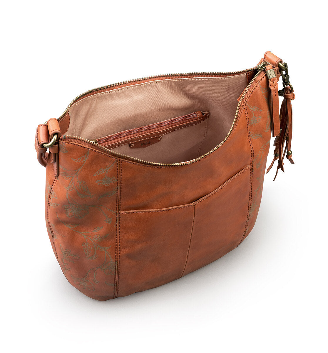 Chestnut Floral Etch