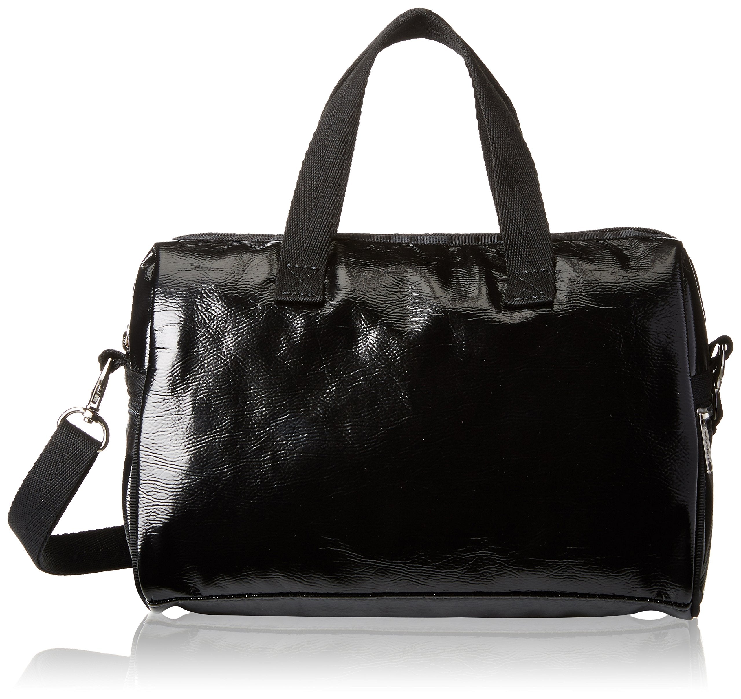 Black Crinkle Patent