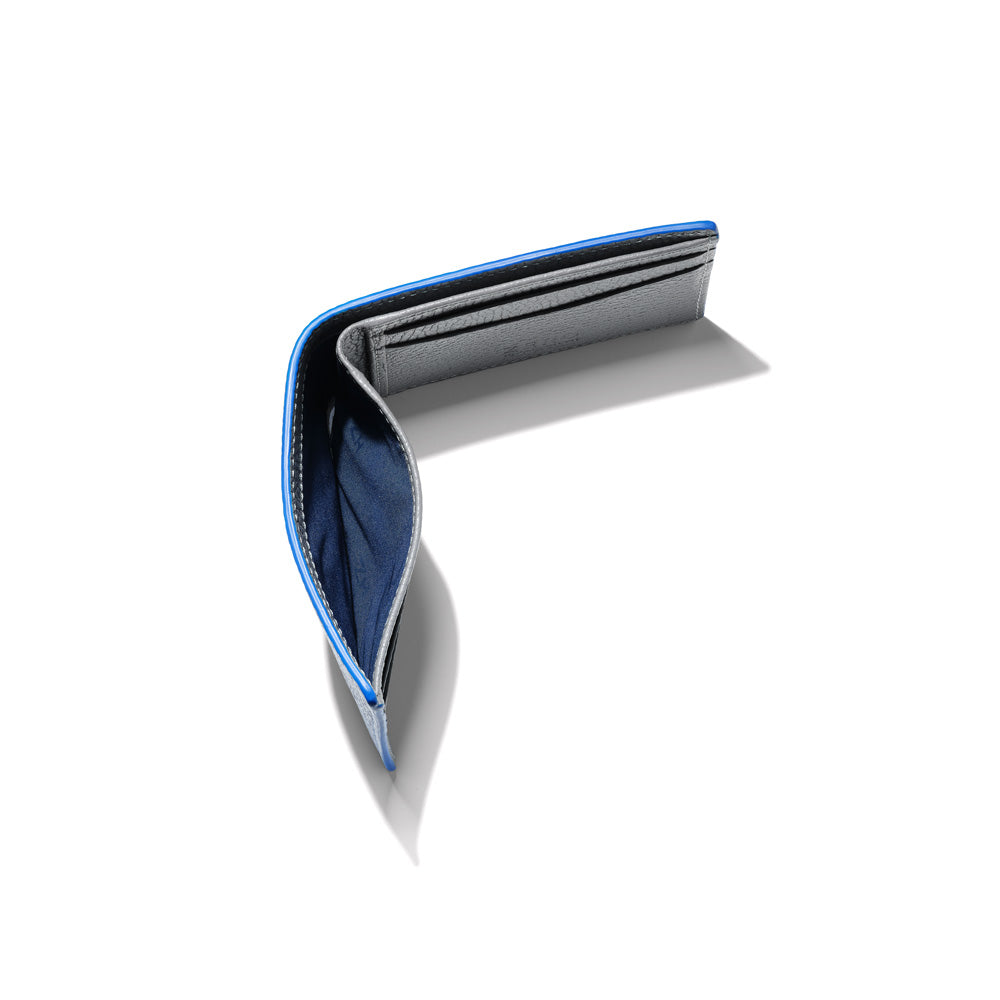 Solid Black with Cobalt Blue Edging