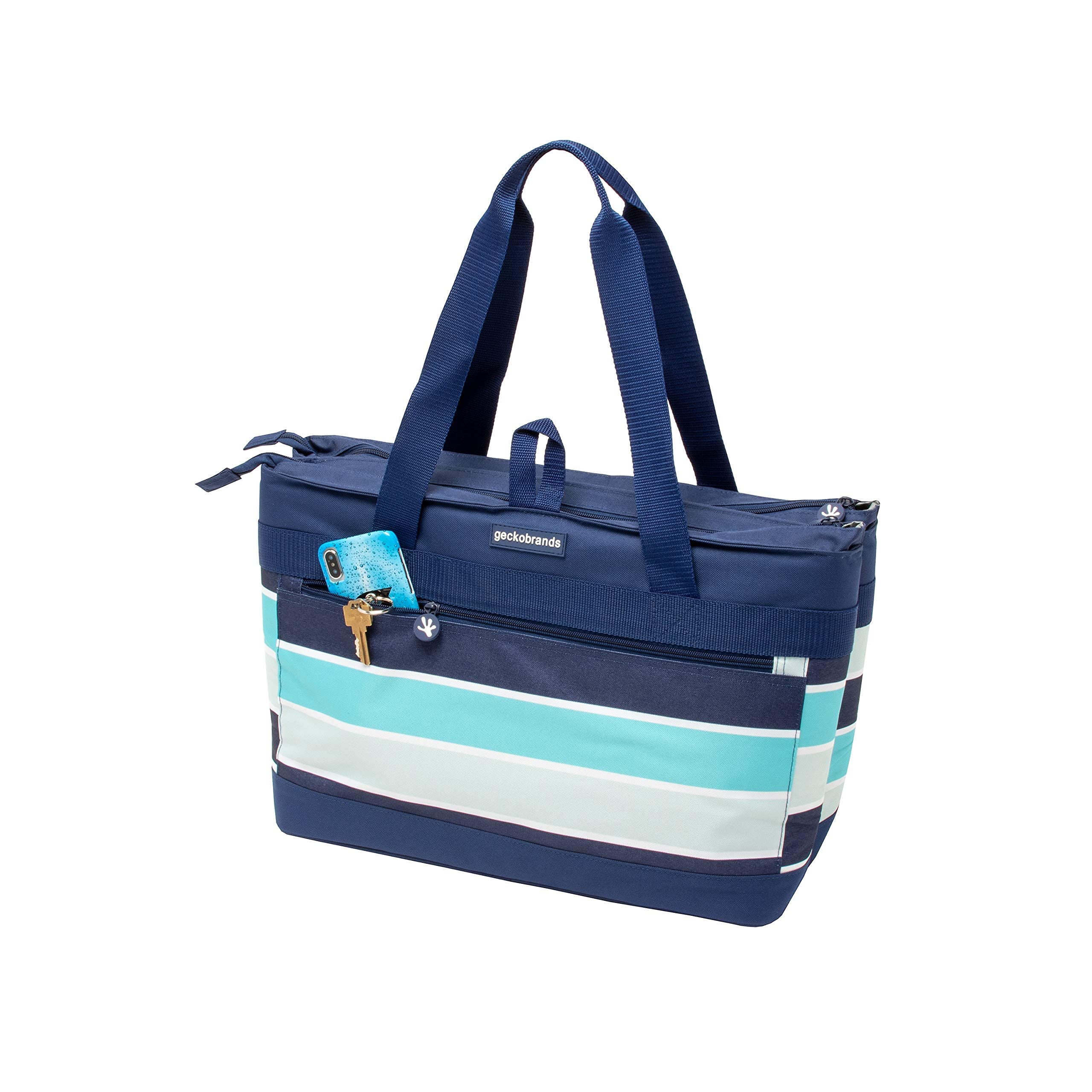 Blue/Grey Wide Stripe