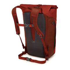 Osprey Transporter Roll Top Laptop Backpack 28L - Tan Concrete Water Resistant