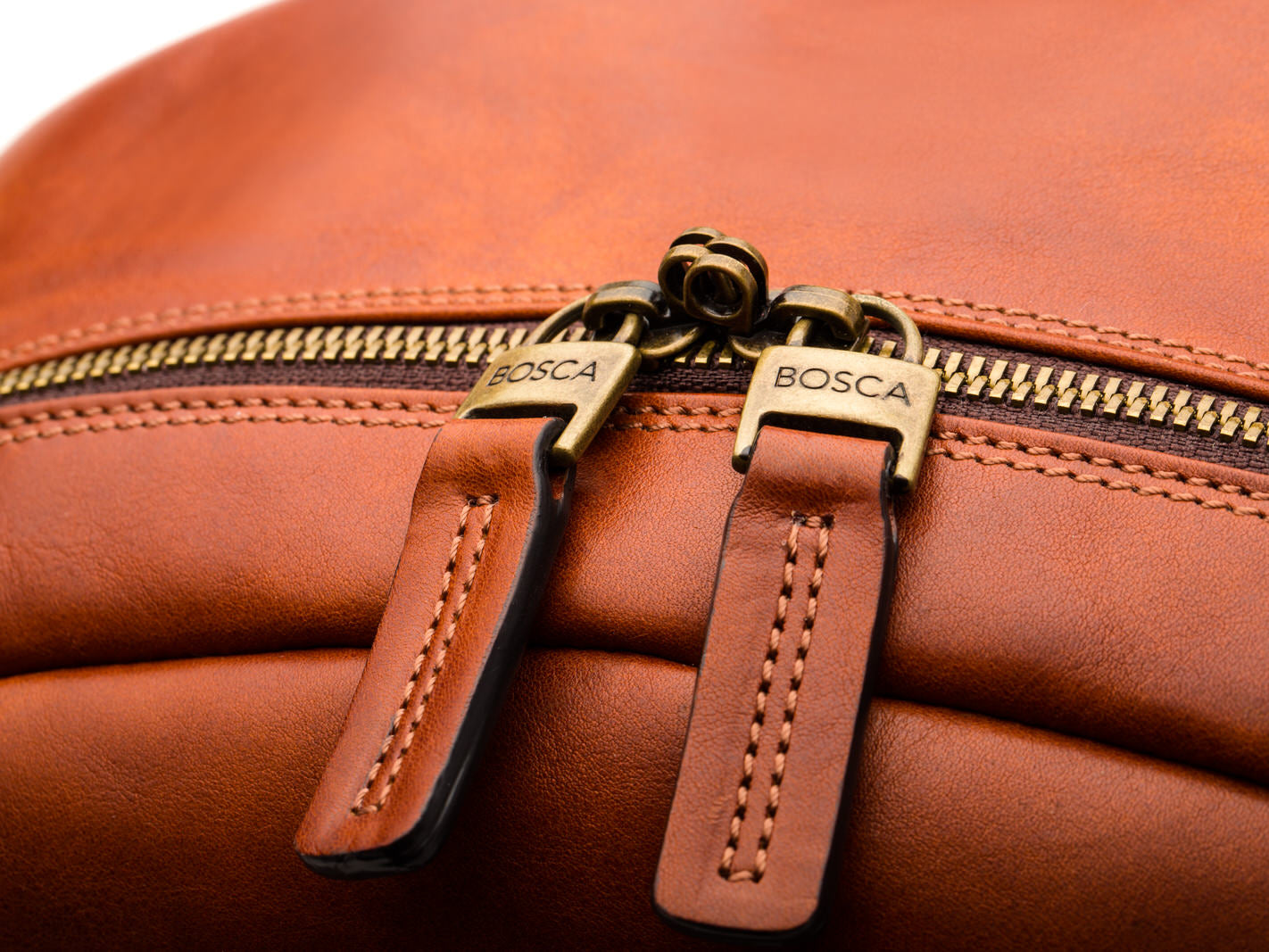 bosca leather backpack Bosca Dolce Backpack (Amber)