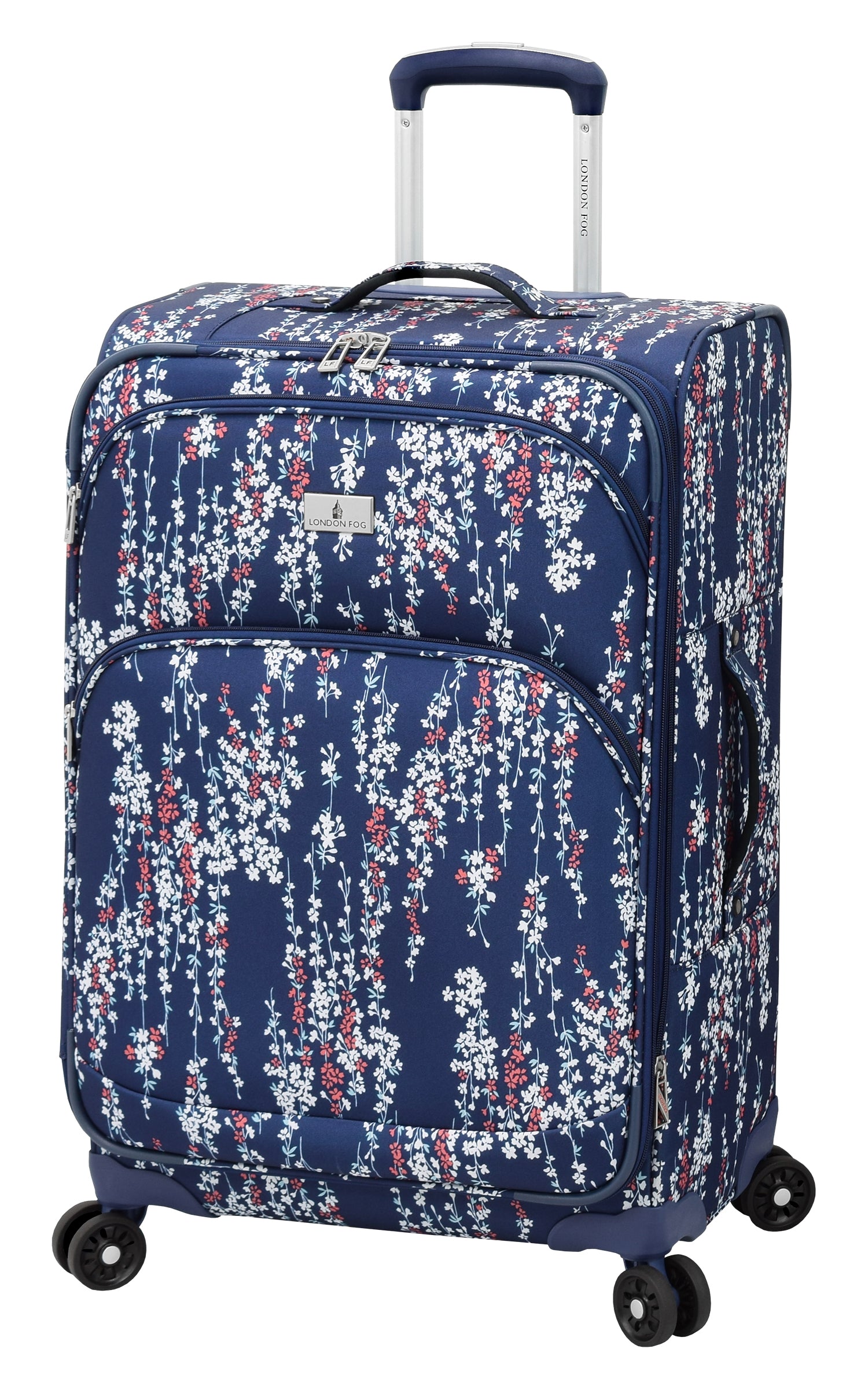 Navy White Floral