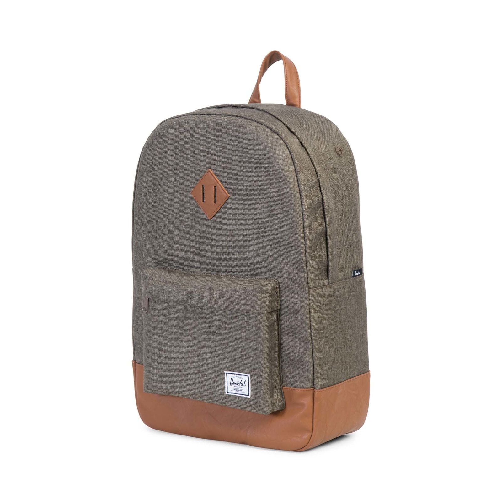 Canteen Crosshatch/Tan Synthetic Leather