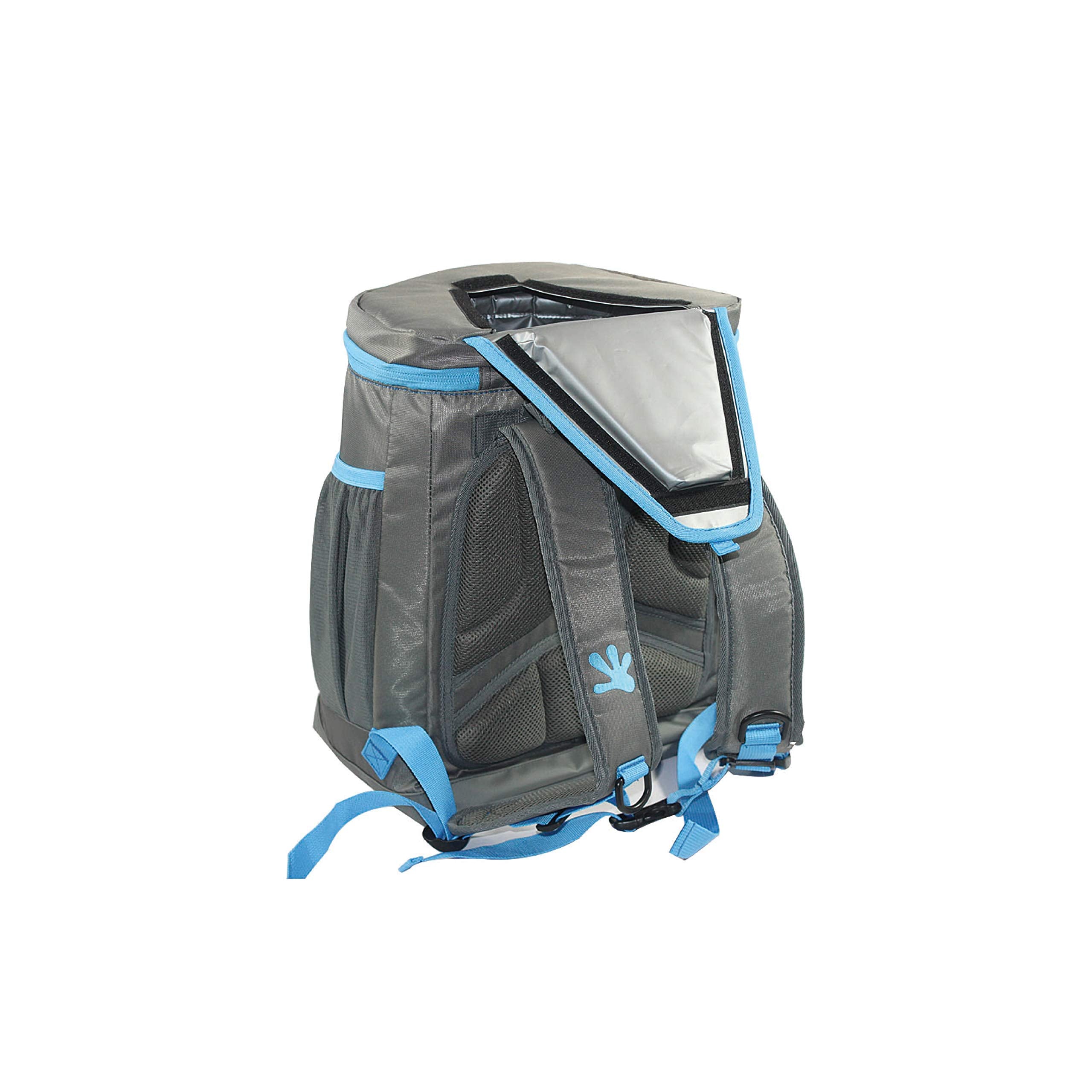 Grey/Neon Blue