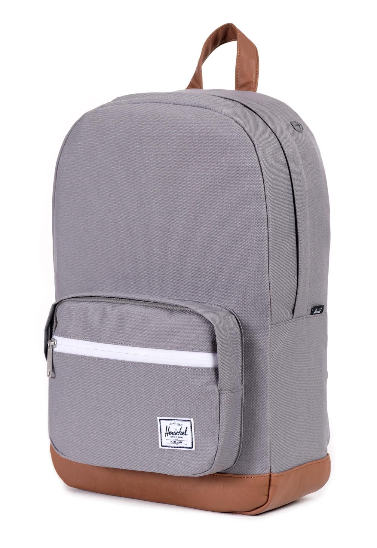 Grey/Tan Synthetic Leather