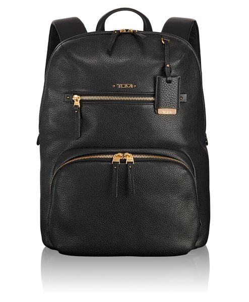 TUMI Voyageur Halle Leather Backpack