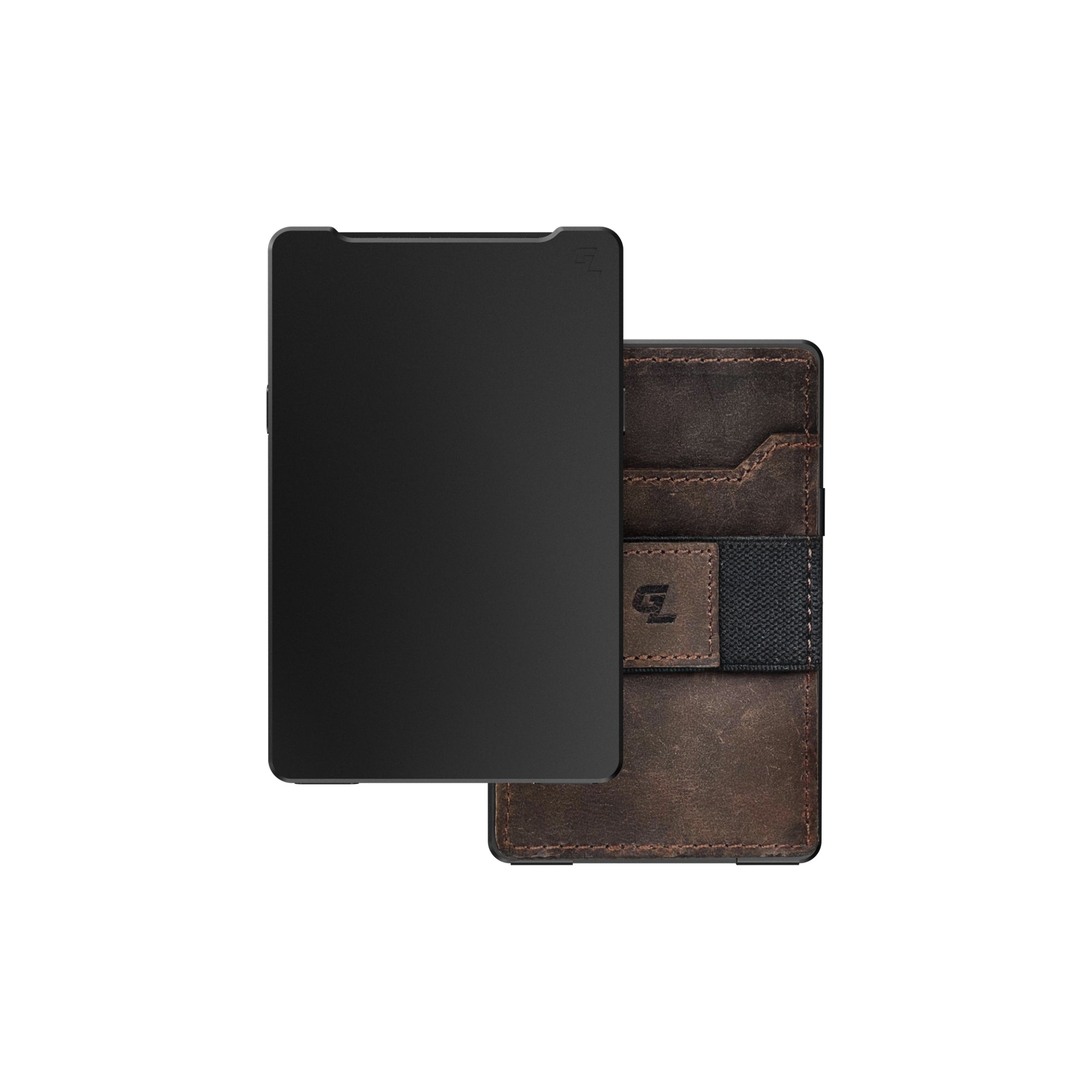 Midnight Black Brown Leather