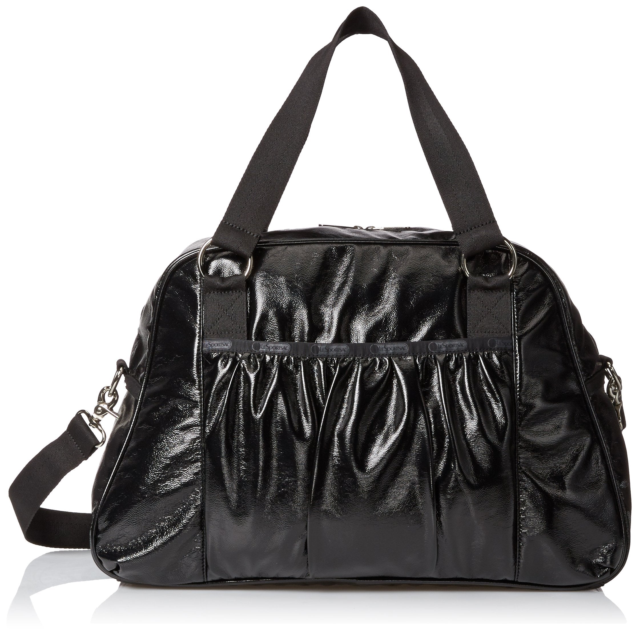 Black Crinkle Patent