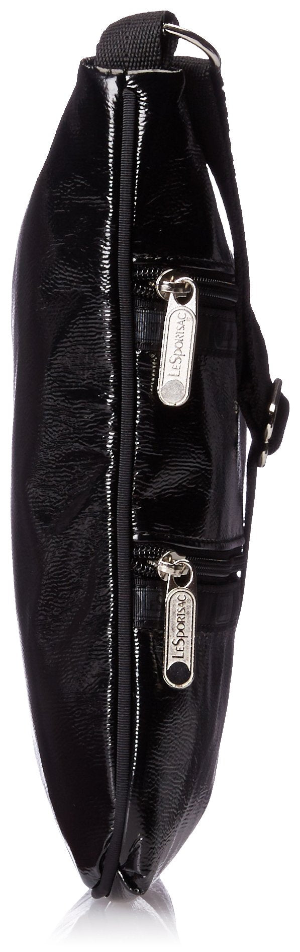 Black Crinkle Patent