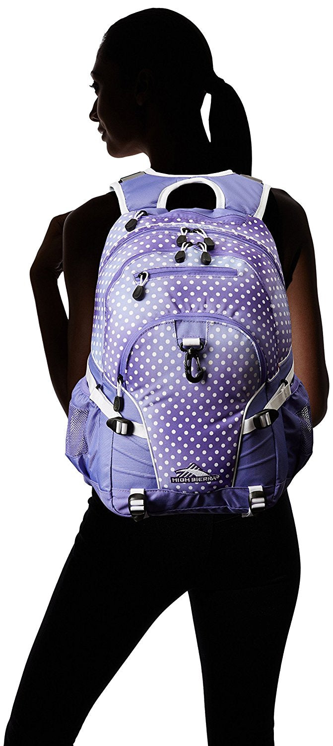 Sprinkle Dots/Lavender/White