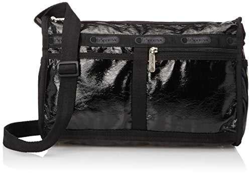 Black Crinkle Patent
