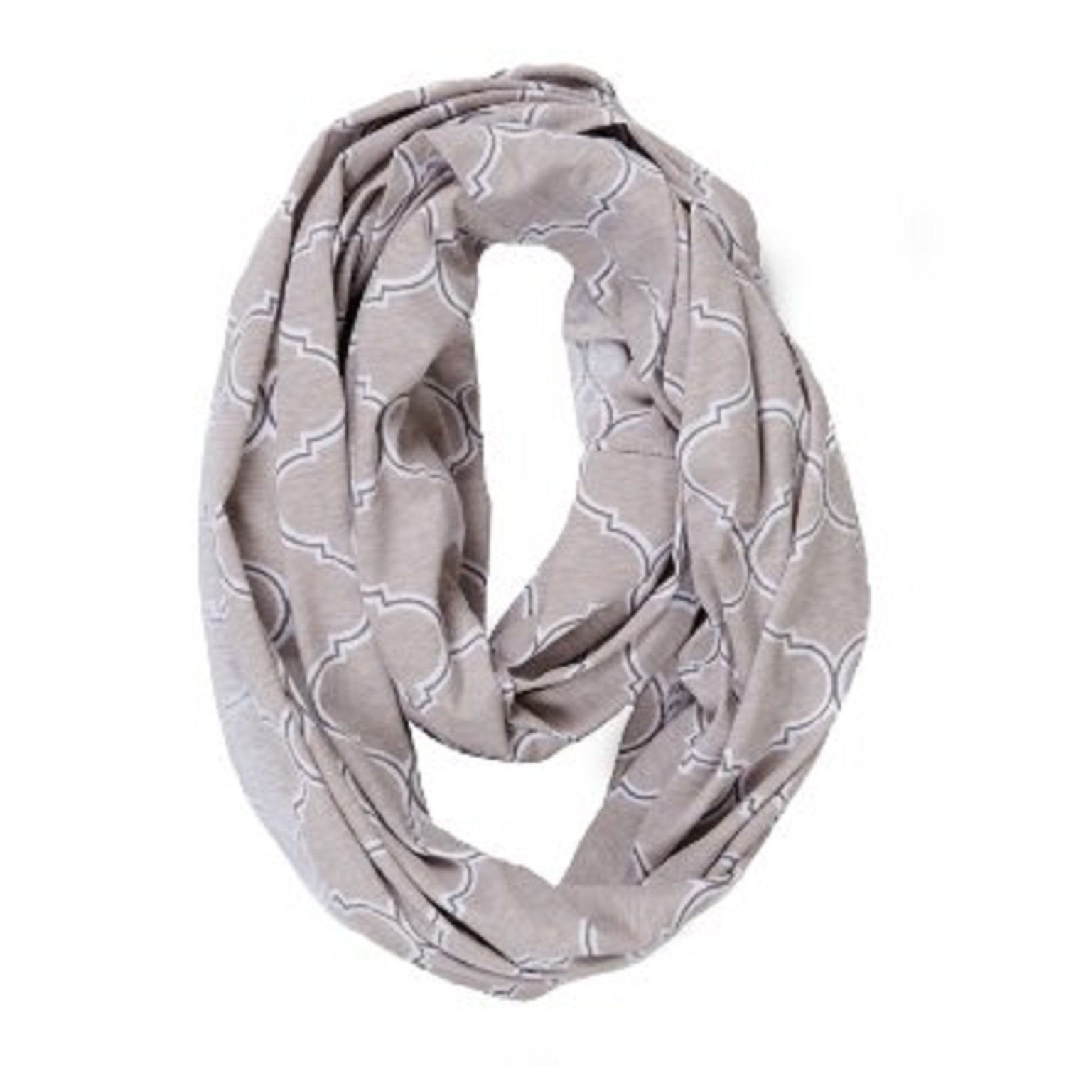Quatrefoil Gray