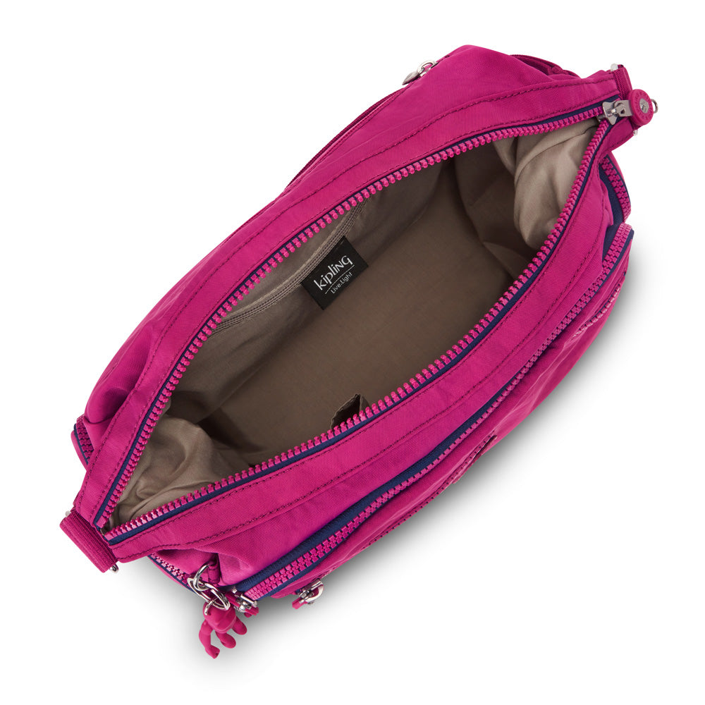 NWT Kipling HB7502 Erica Tote Crossbody Bag Polyester Purse Eternal Tweed  Multi | eBay
