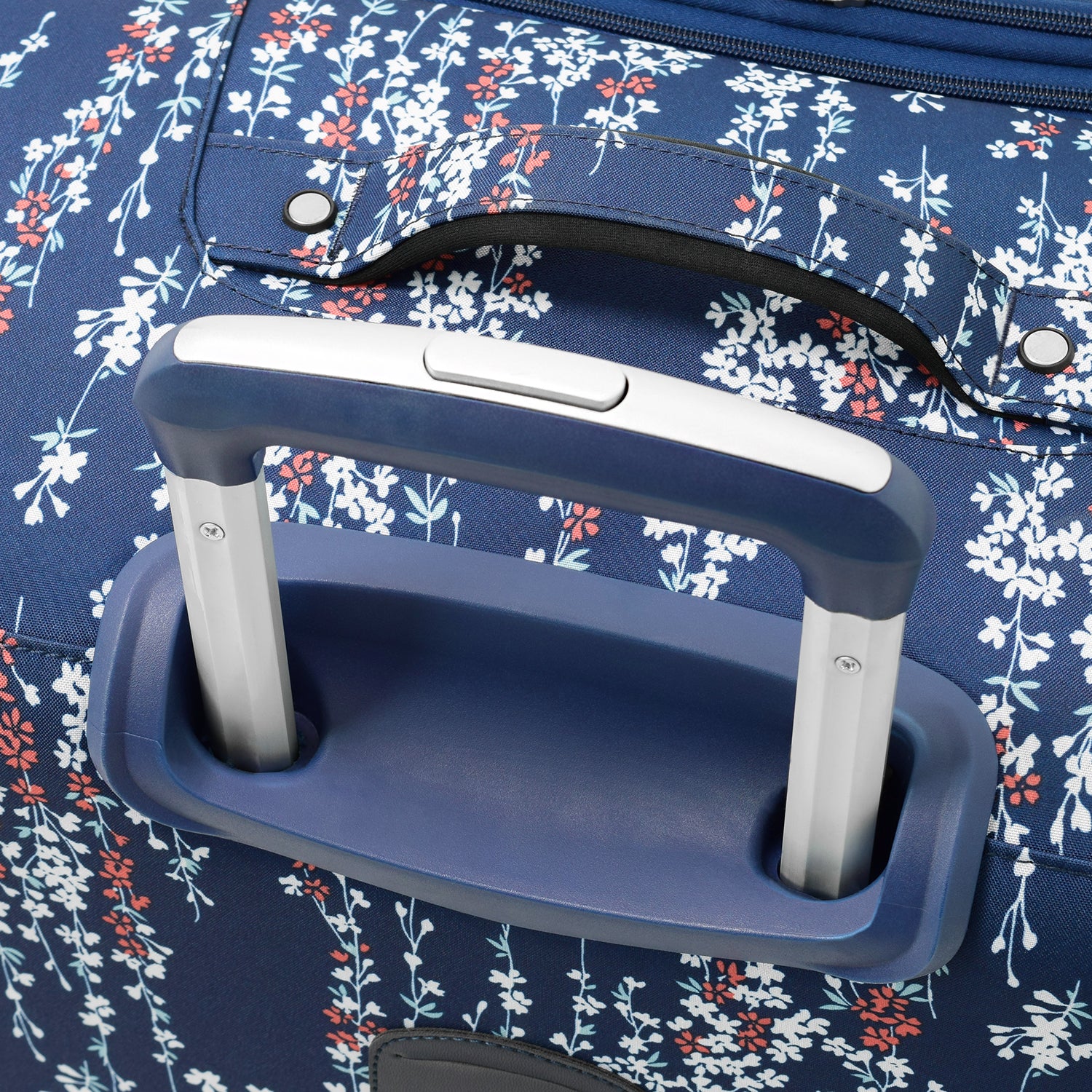 Navy White Floral