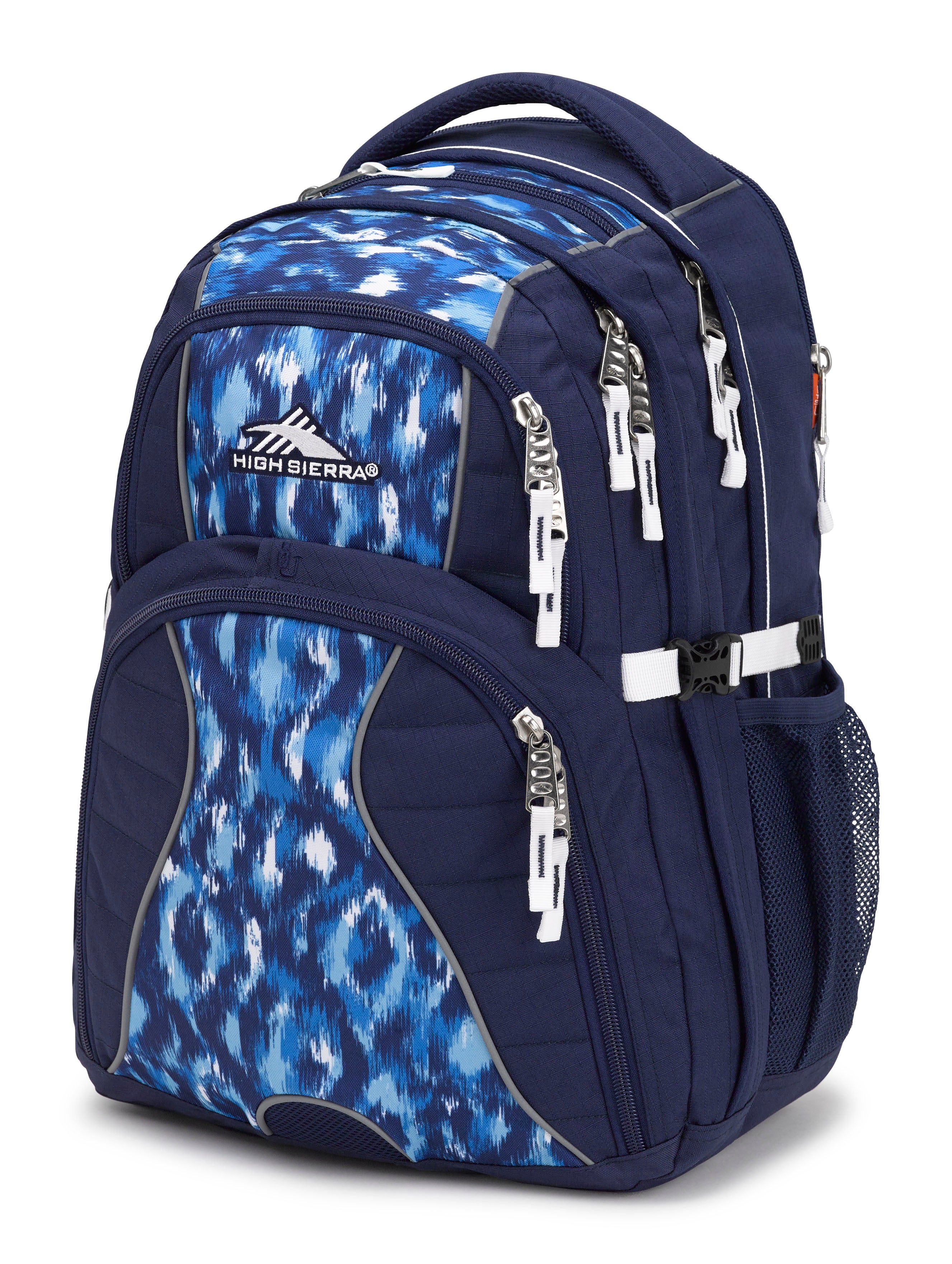 True Navy/Island Ikat/White