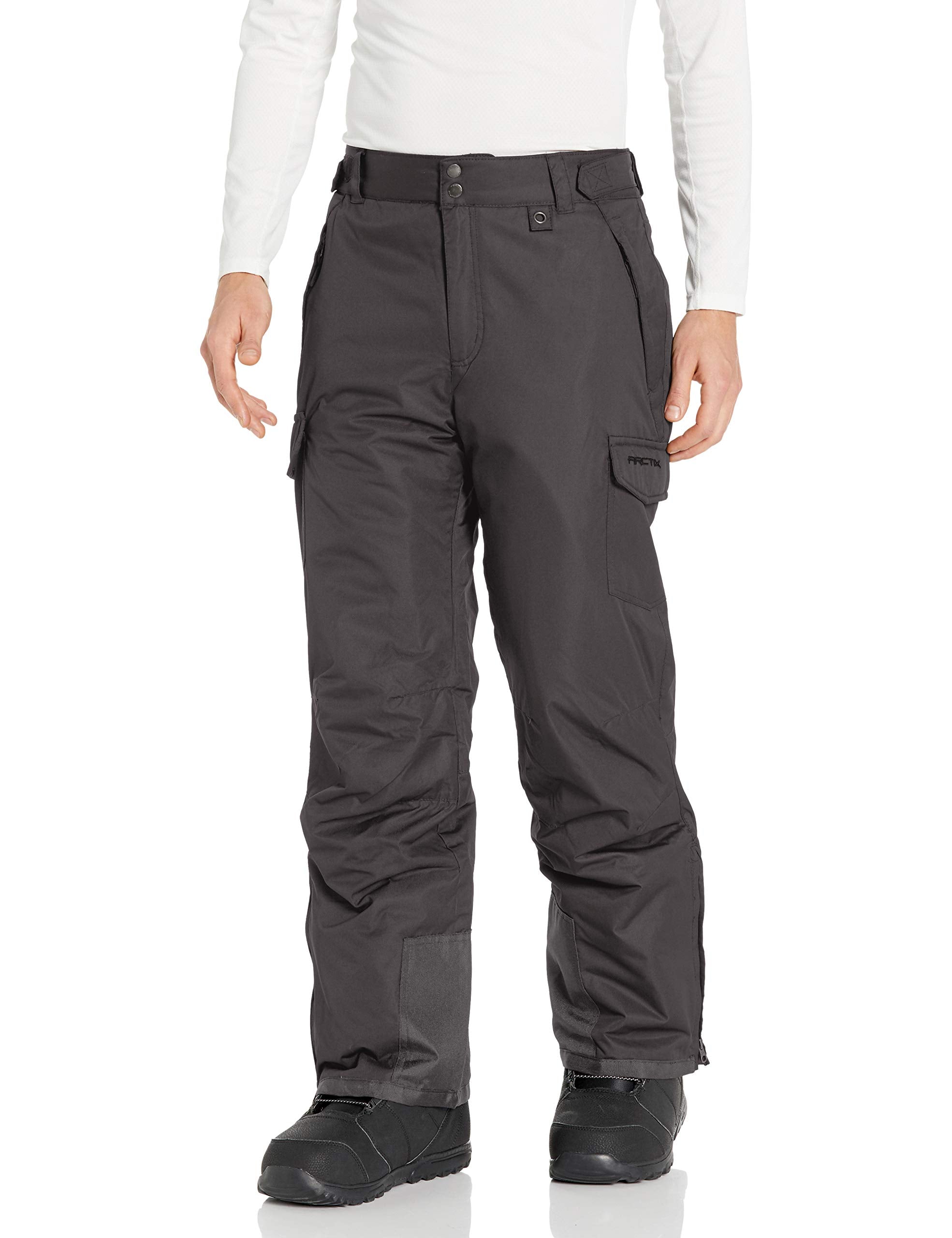 Arctix Men's Essential Snow Pants 32 - Black/Charcoal / Medium/30 Inseam