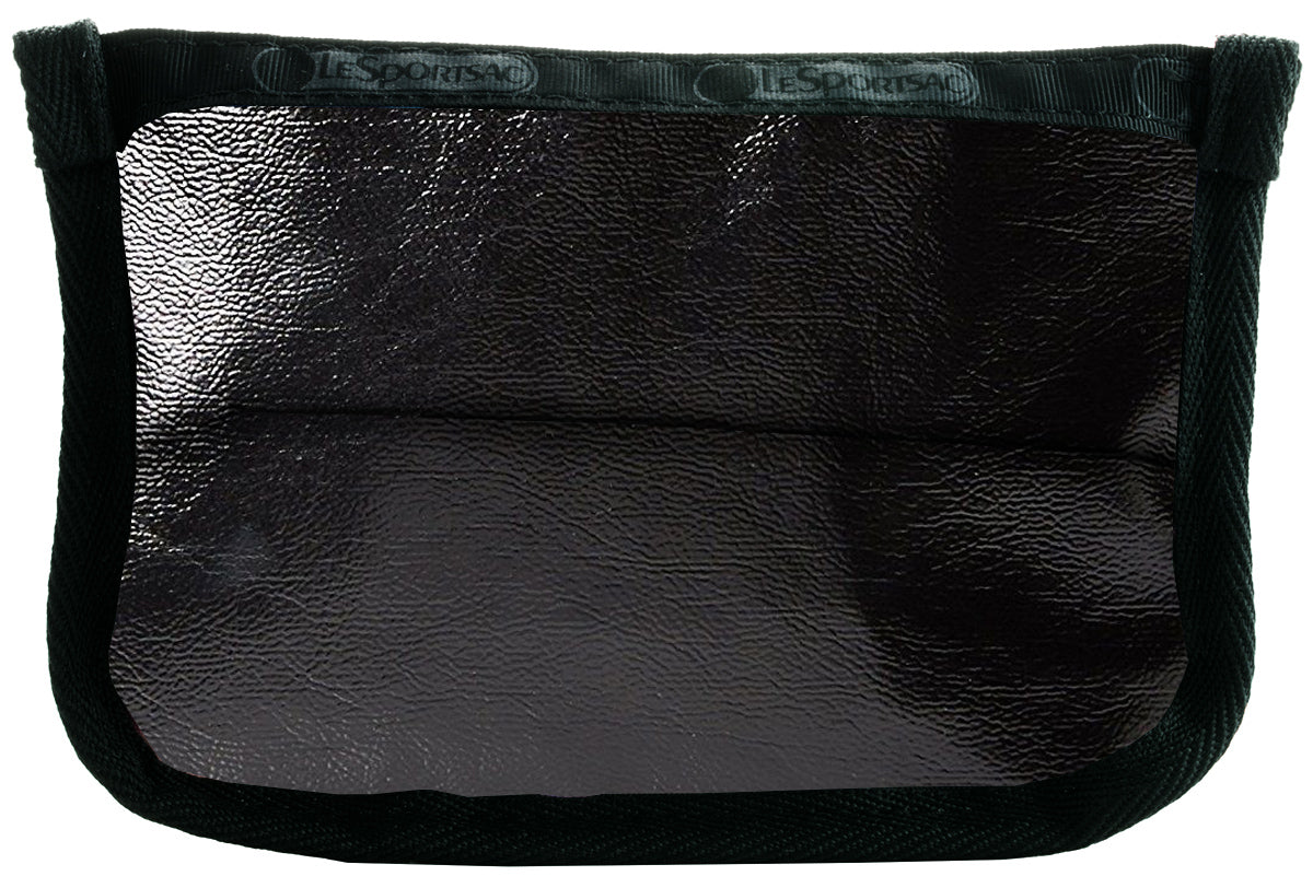 Black Crinkle Patent