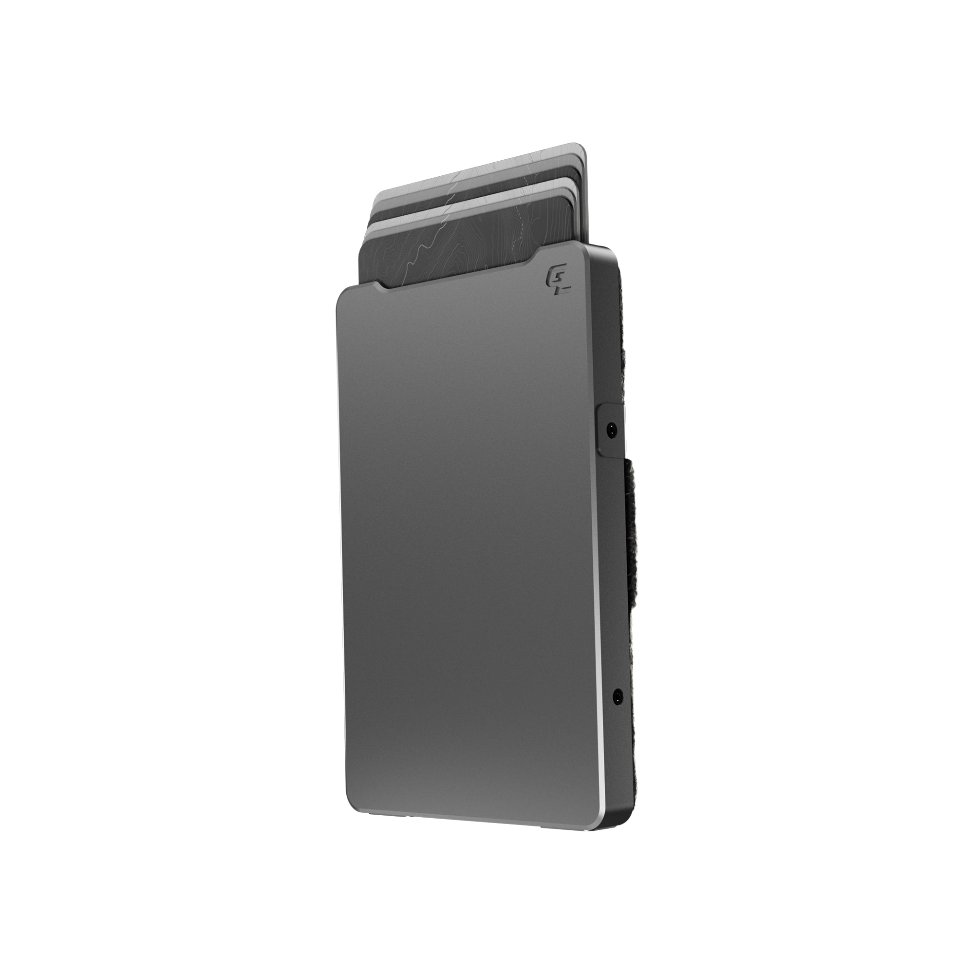 Gun Metal Black Leather