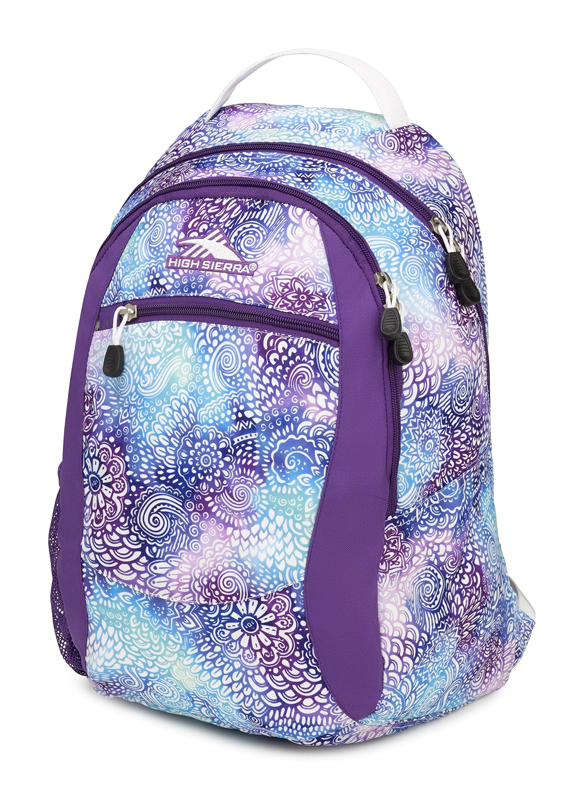 Flower Daze/Deep Purple/White