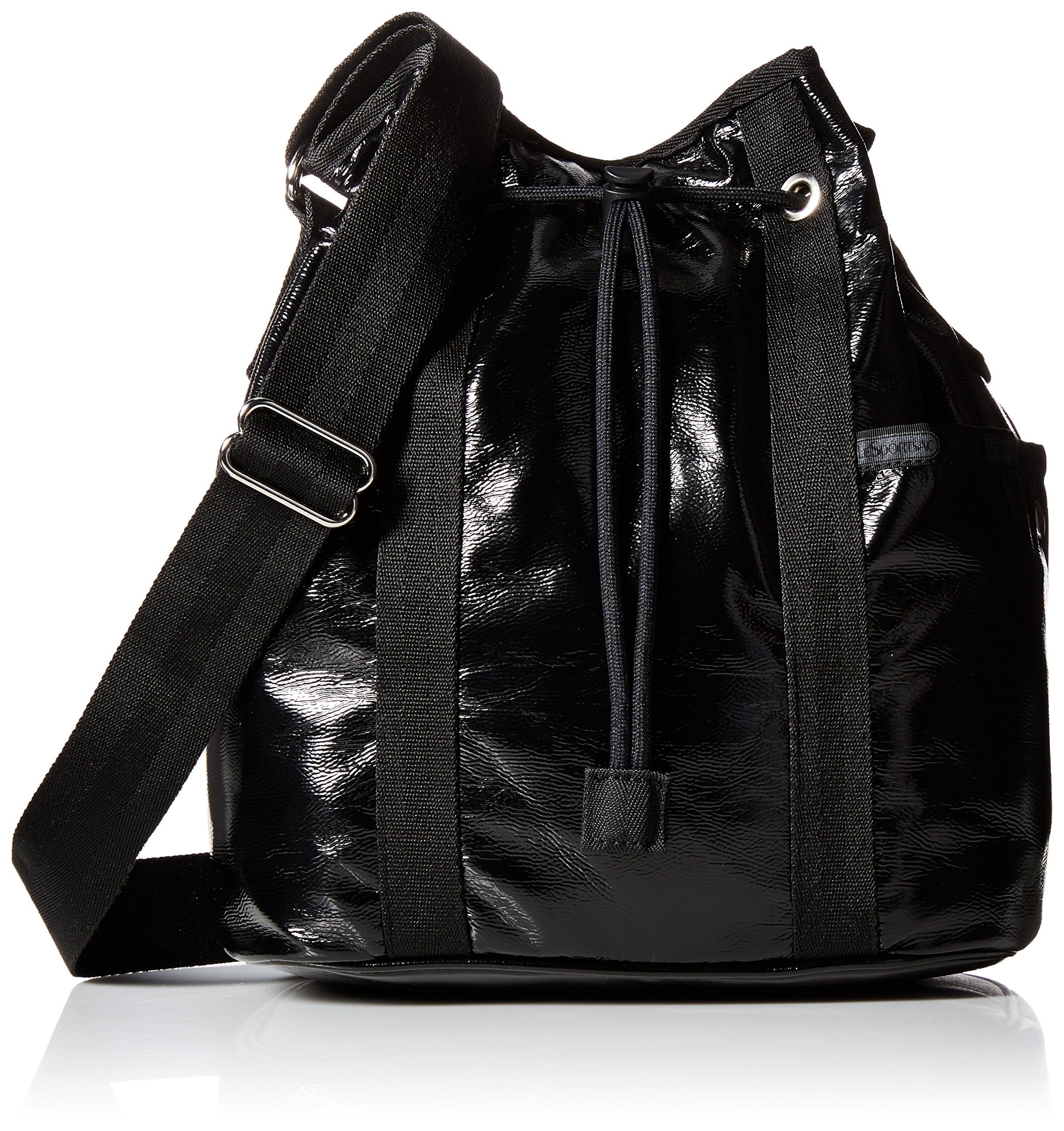 Black Crinkle Patent