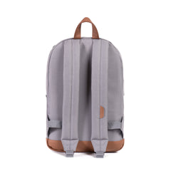 Grey/Tan Synthetic Leather
