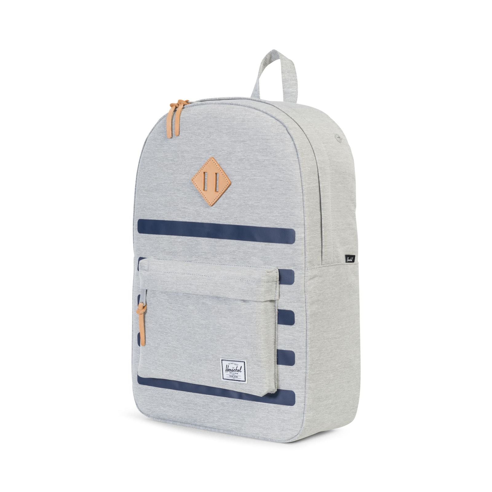 Light Grey Crosshatch Stripe
