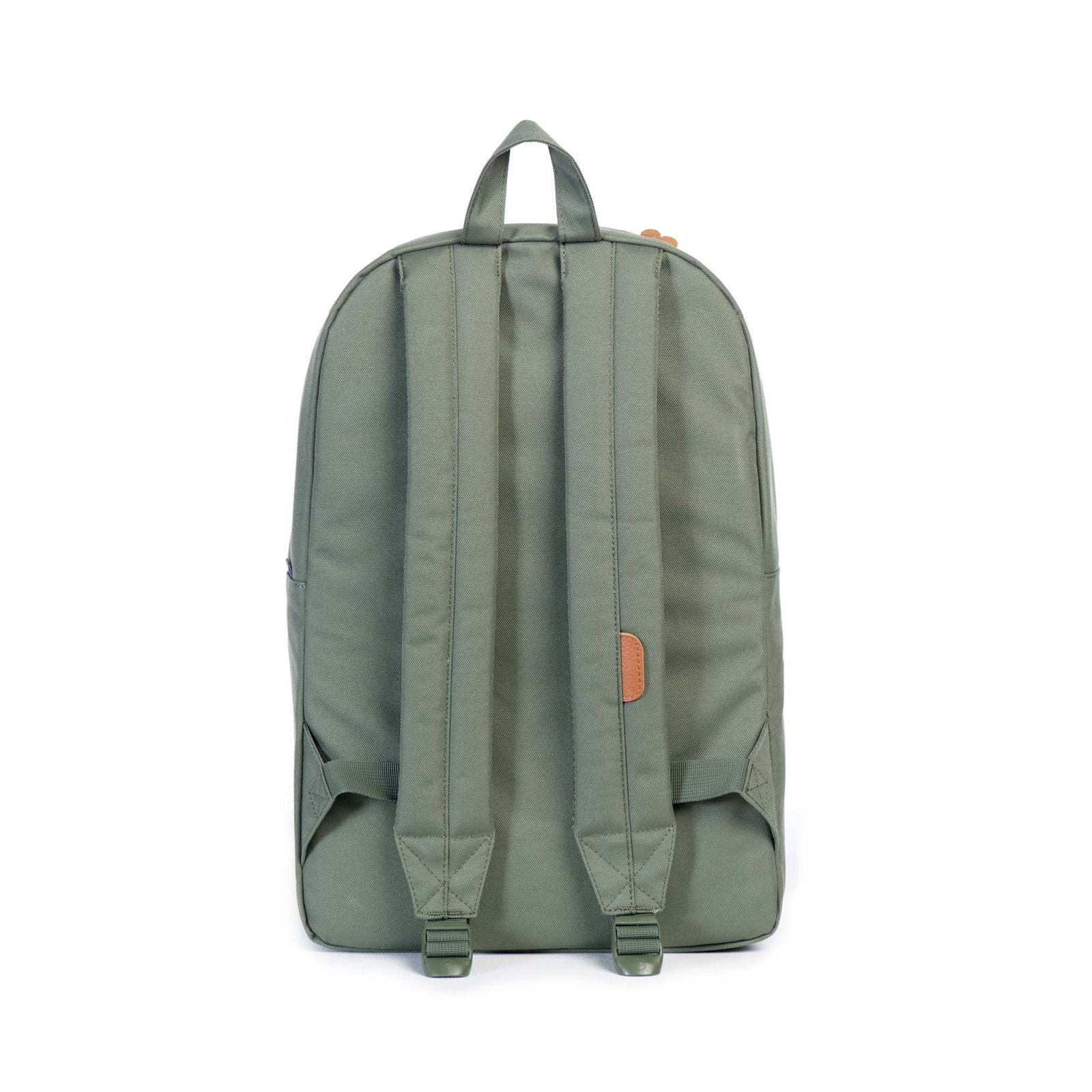 Deep Lichen Green/Tan Pebbled Leather