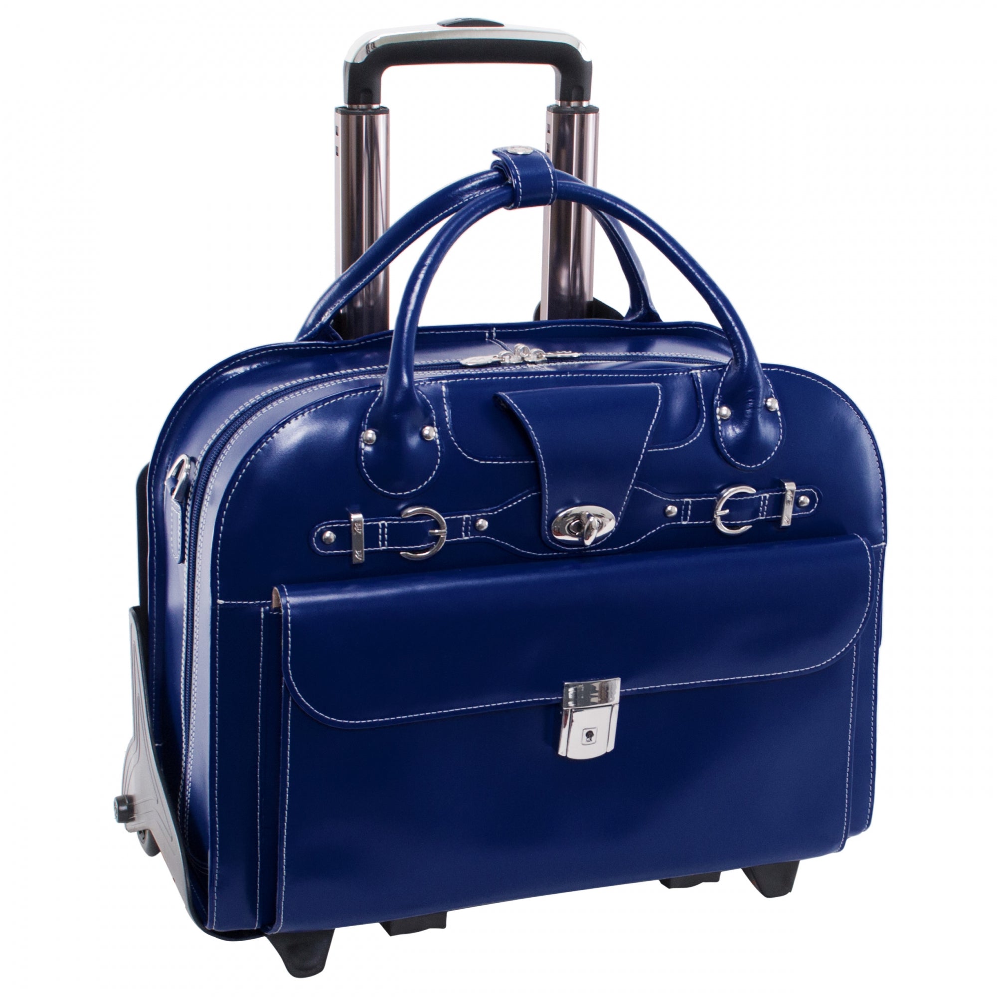 Fashionable rolling briefcase best sale