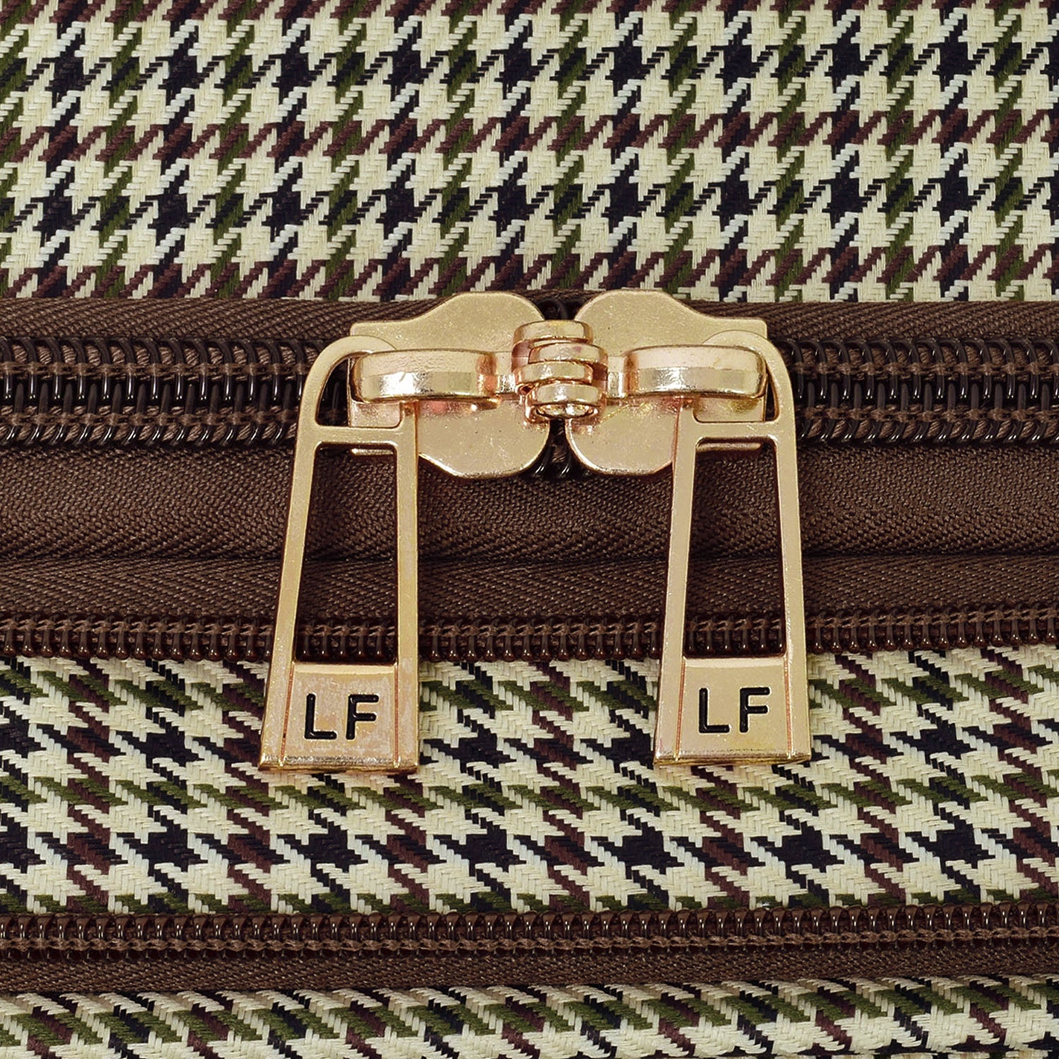 Olive Houndstooth