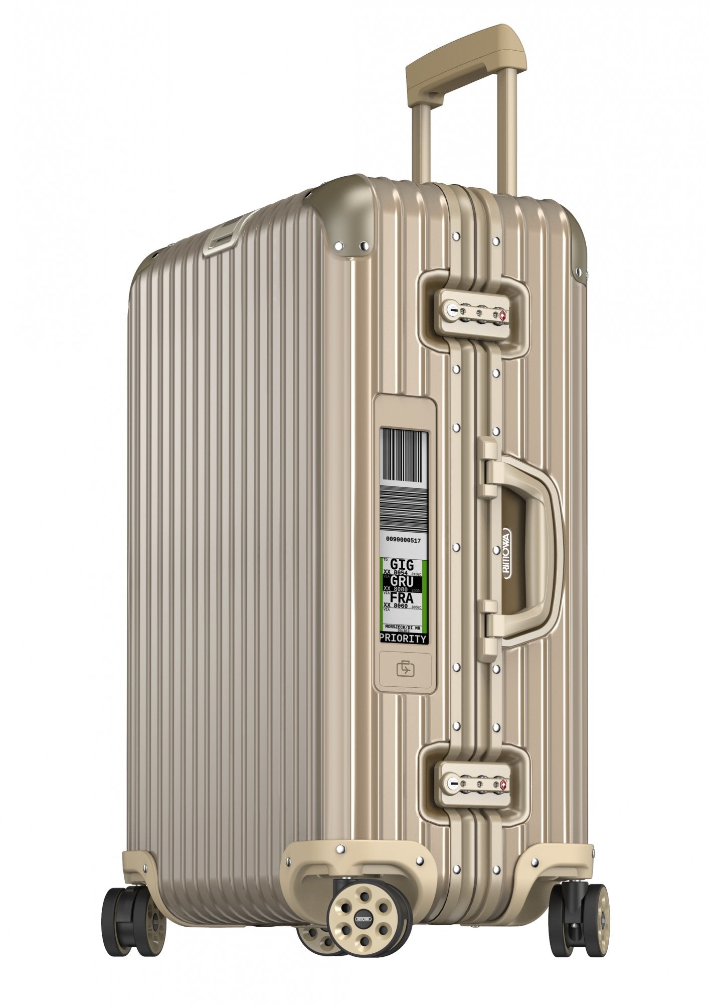 Rimowa Topas Titanium 26 Multiwheel Electronic Tag