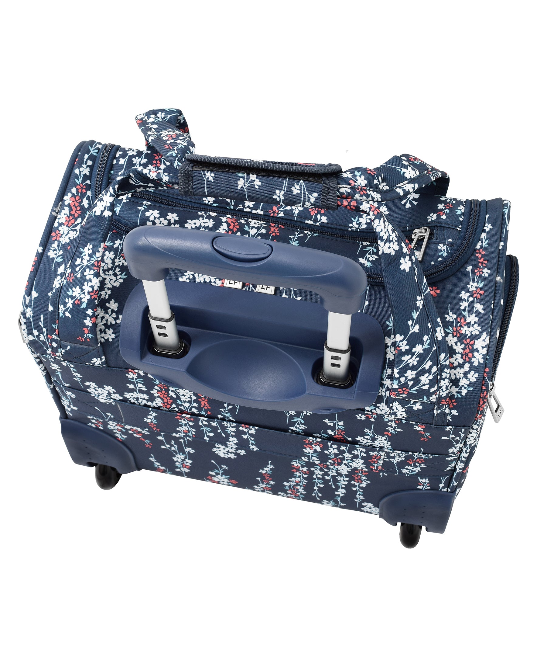 Navy White Floral
