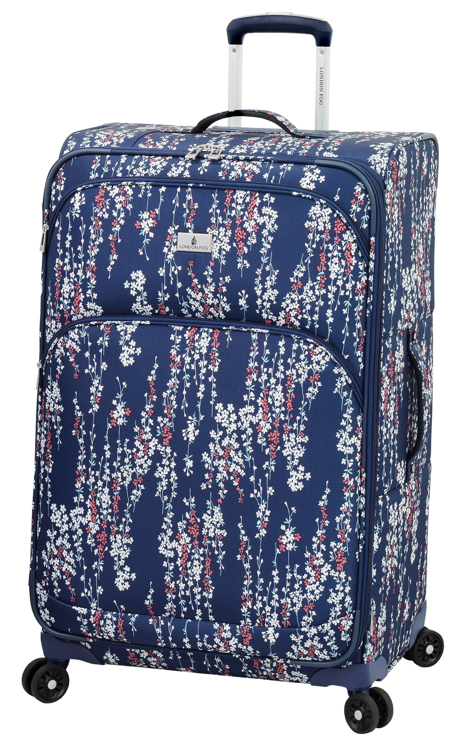 Navy White Floral