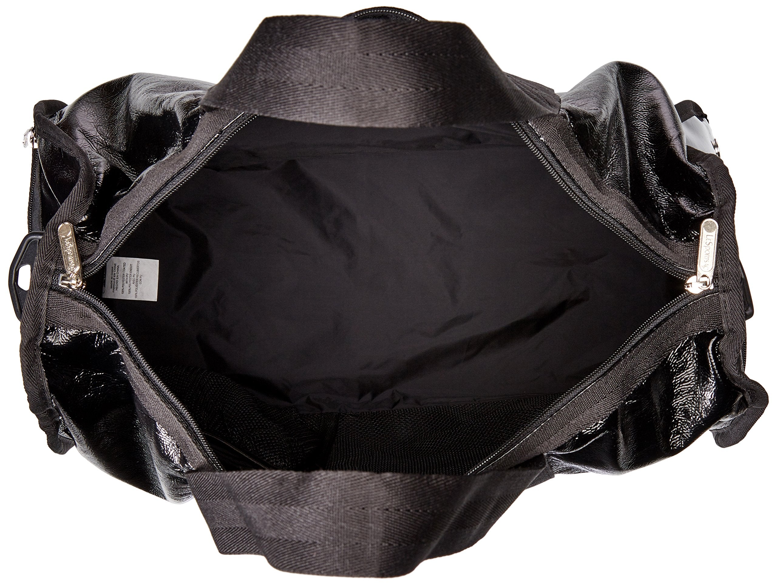 Black Crinkle Patent