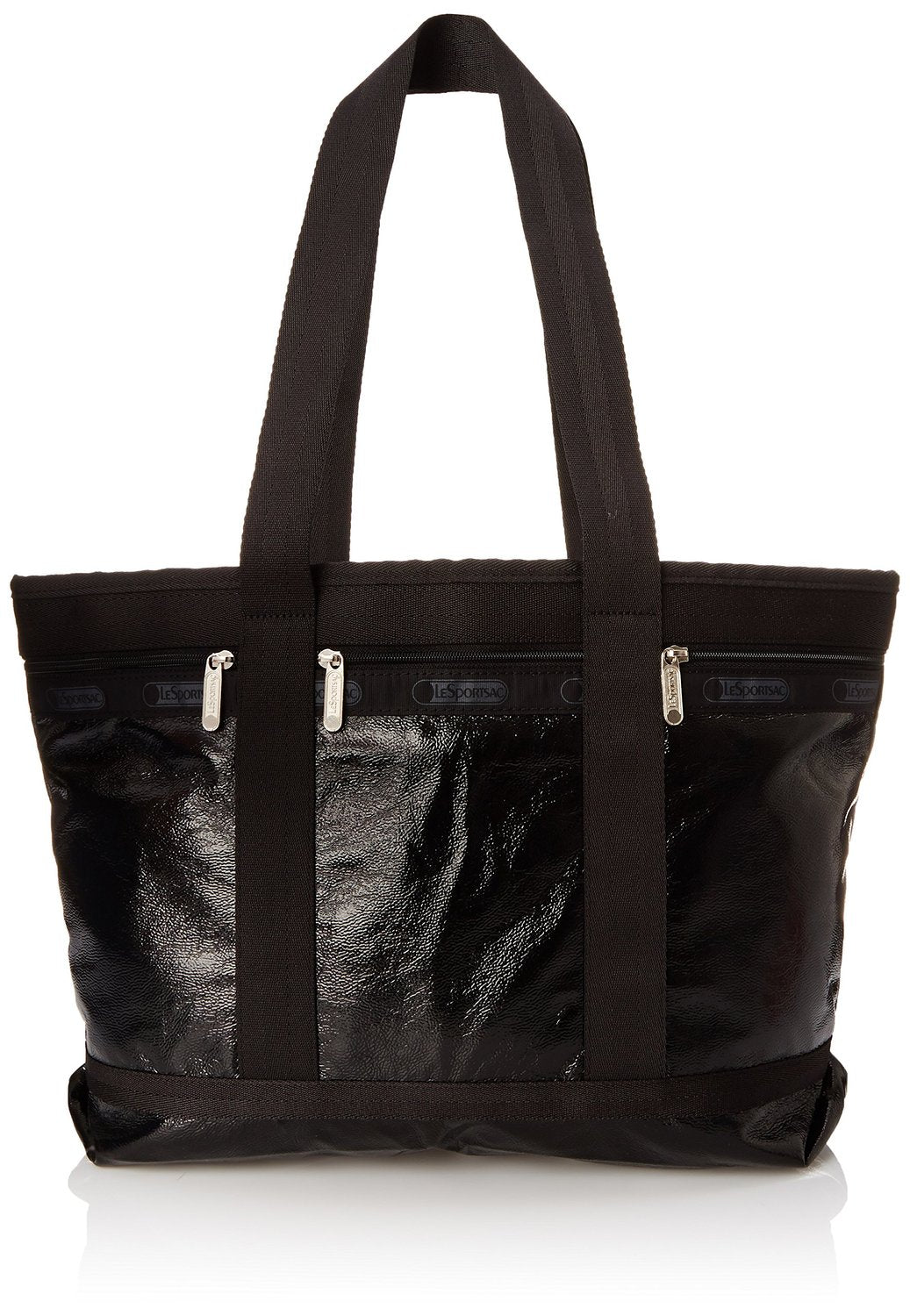 Black Crinkle Patent
