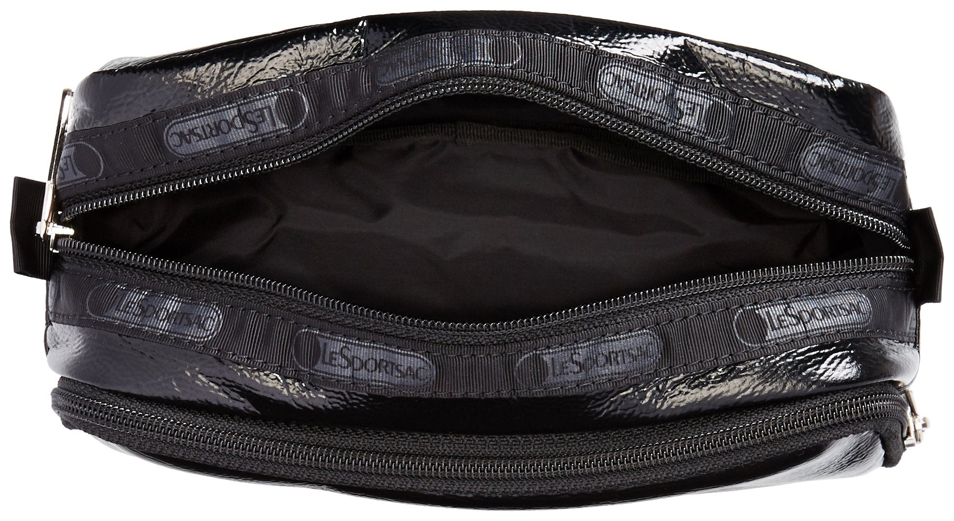 Black Crinkle Patent