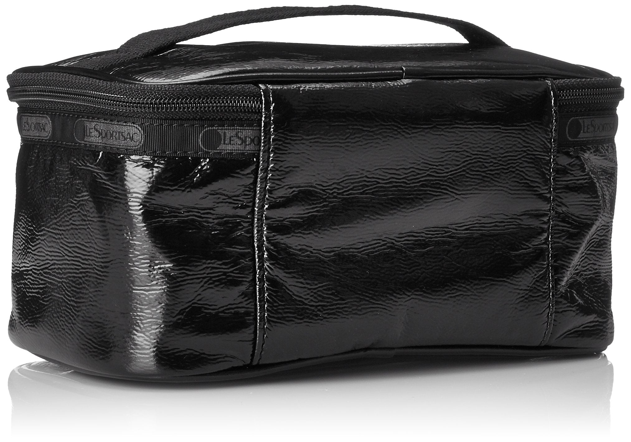 Black Crinkle Patent