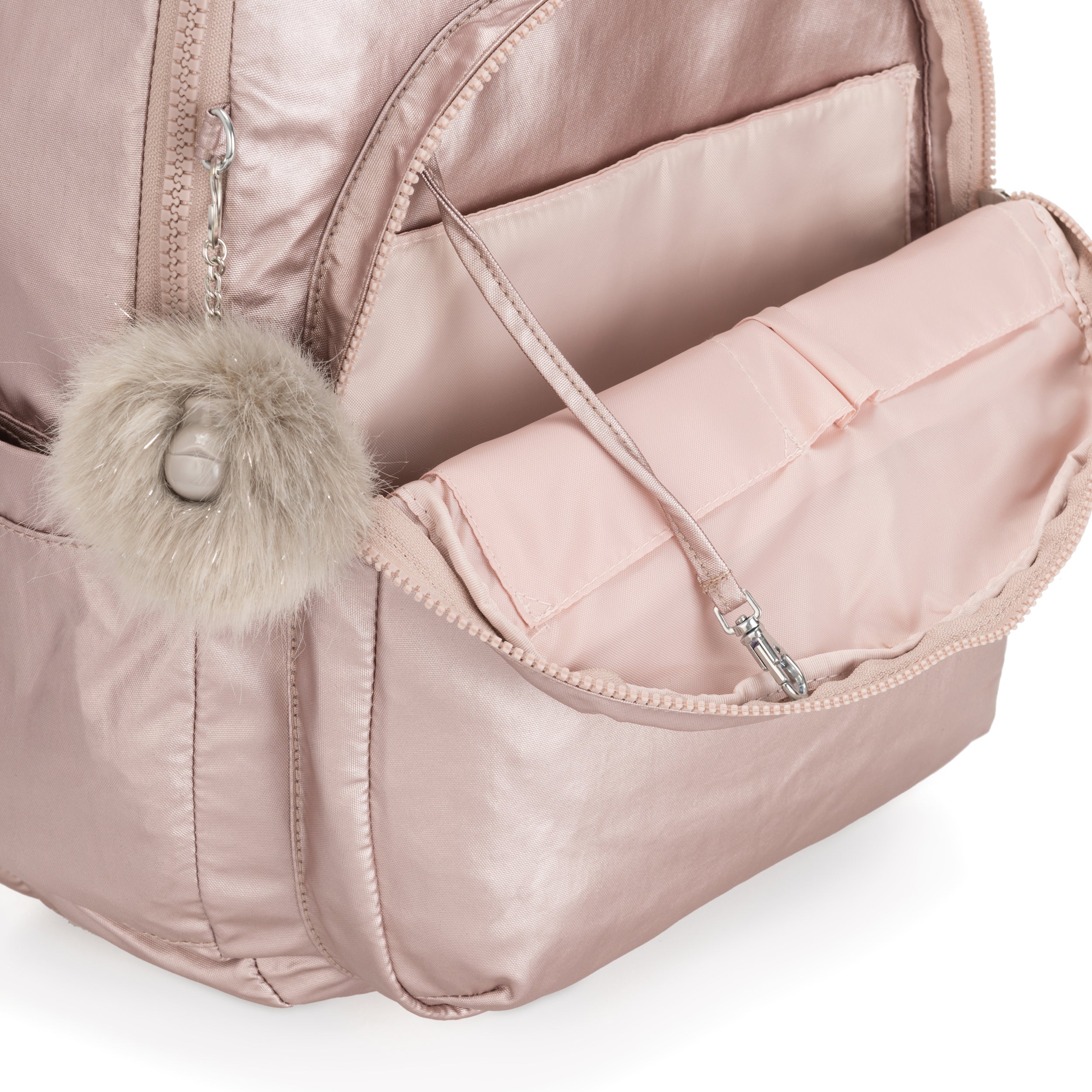Kipling seoul sales metallic rose