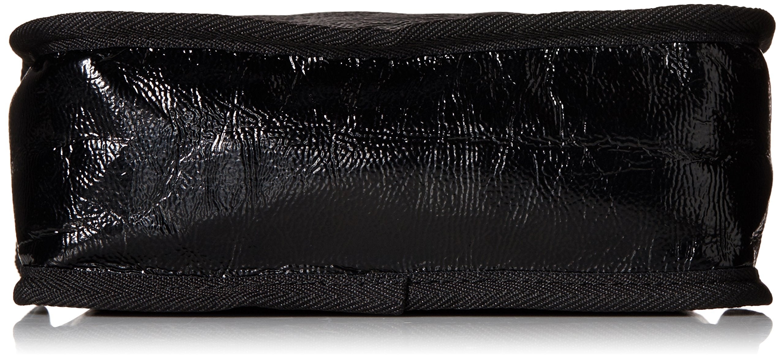 Black Crinkle Patent