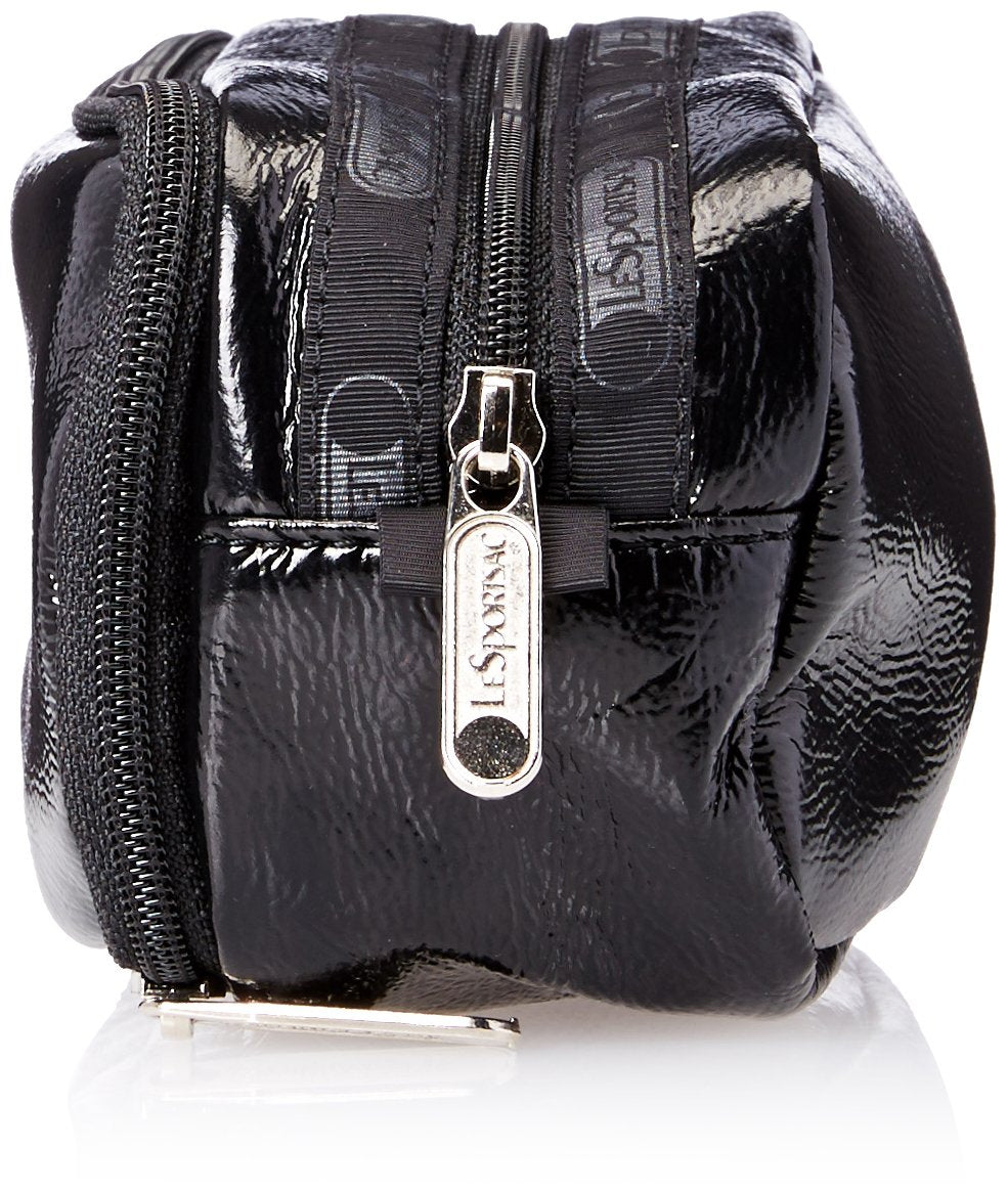 Black Crinkle Patent