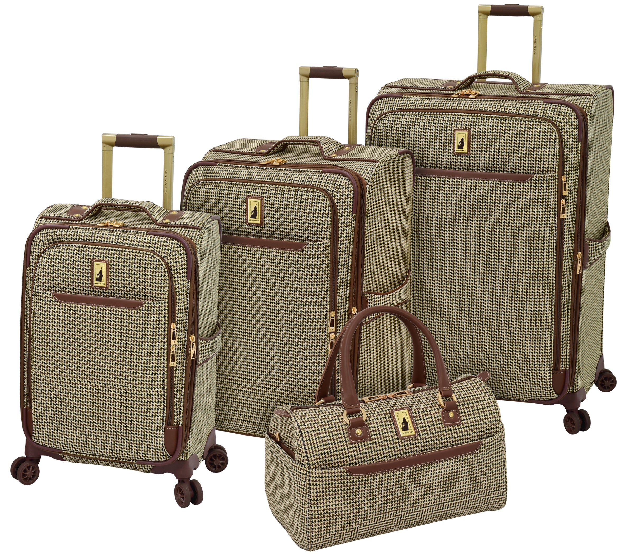 Olive Houndstooth
