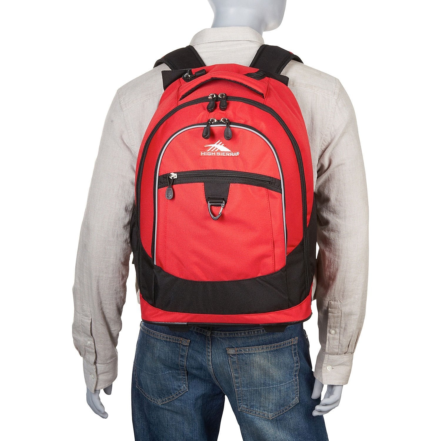 Carmine Red/Charcoal