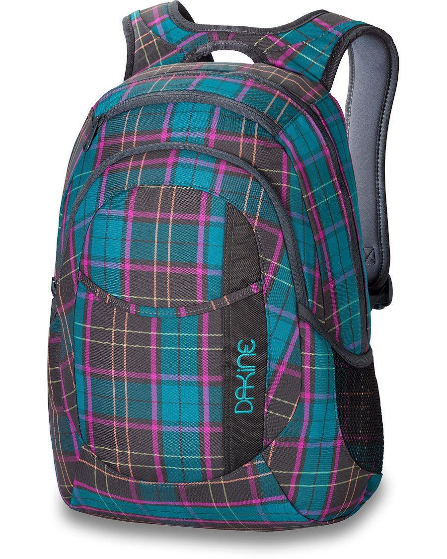 Turquoise/Purple/Black Plaid